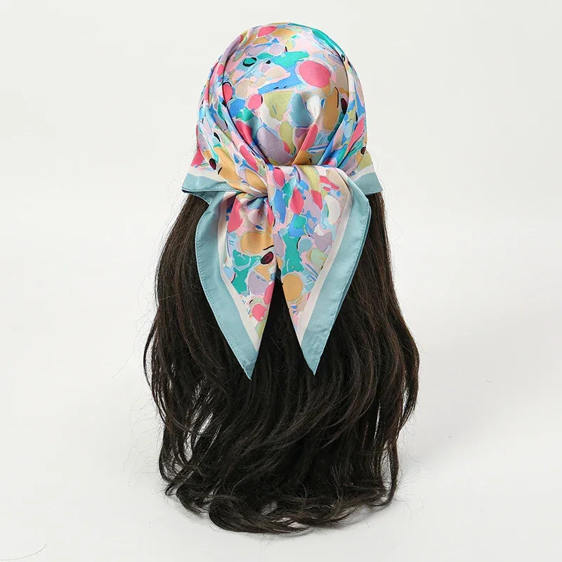 Bohemian Silk Scarf - Piña Colada