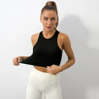 Striped Stretch Knit Tank Top - Piña Colada