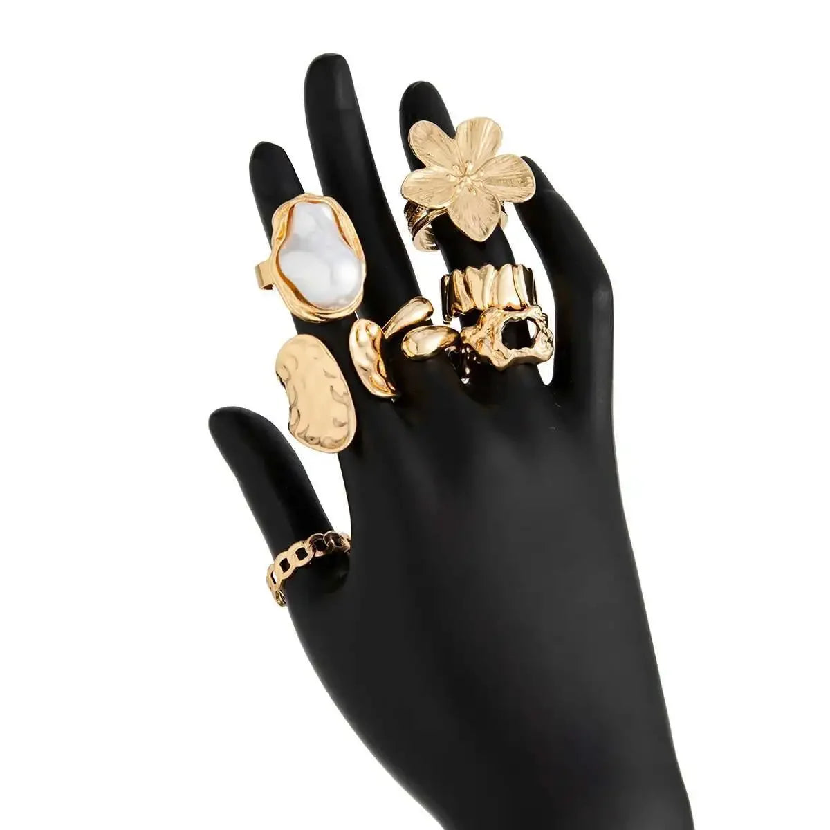 Pearl Open Rings - Piña Colada