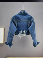 Detail Denim Jacket - Piña Colada