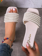 Minimalist Gladiator Flat Sandals - Piña Colada