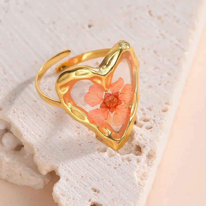 Adjustable Stainless Steel Waterproof Ring - Piña Colada