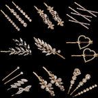 Clear Crystal Hair Pins - Piña Colada