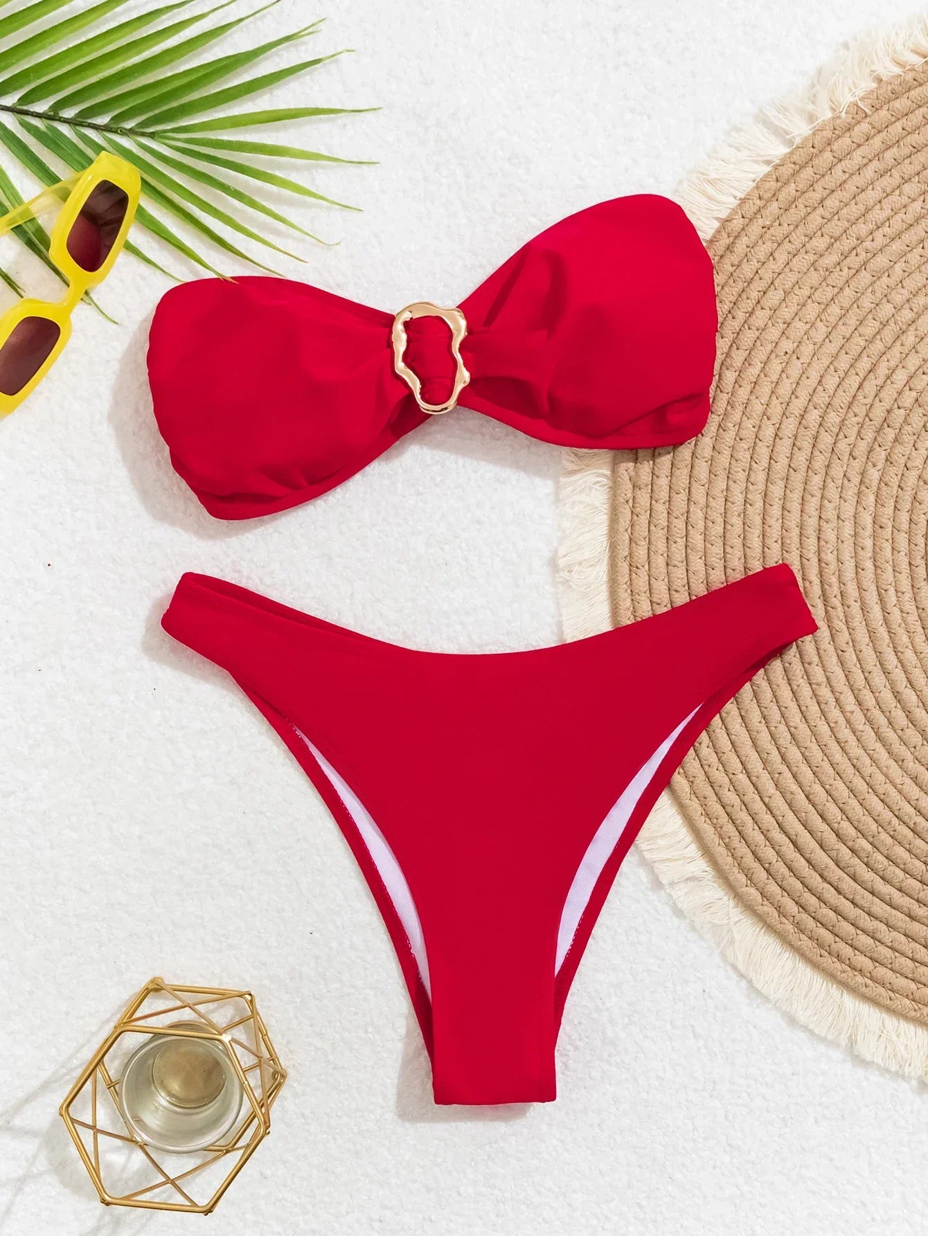 Bikini Set - Brazilian Thong - Piña Colada