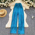 Summer Casual Pants Women High Waist - Piña Colada