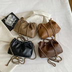 Crossbody Tote Bag PU Leather - Piña Colada