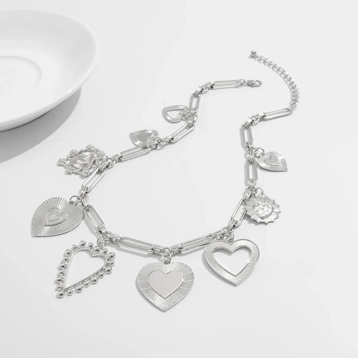 Big Love Heart Pendant - Piña Colada