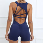 Seamless Sleeveless Yoga Jumpsuit for Women - Piña Colada