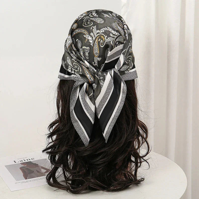 Bohemian Silk Scarf - Piña Colada