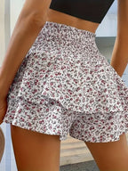 Floral Shorts - Piña Colada
