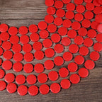 Multi-color Necklace Wooden - Piña Colada