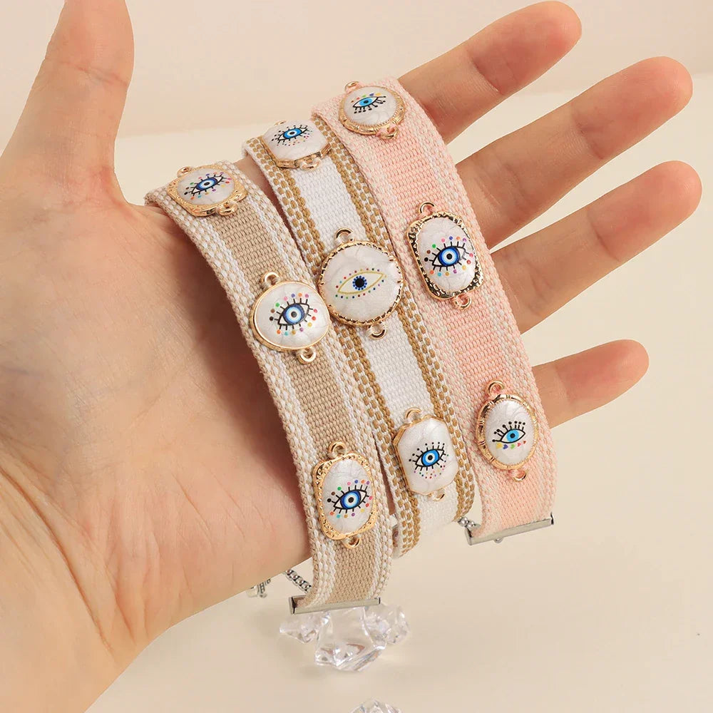 Evil Eyes Bracelets - Piña Colada