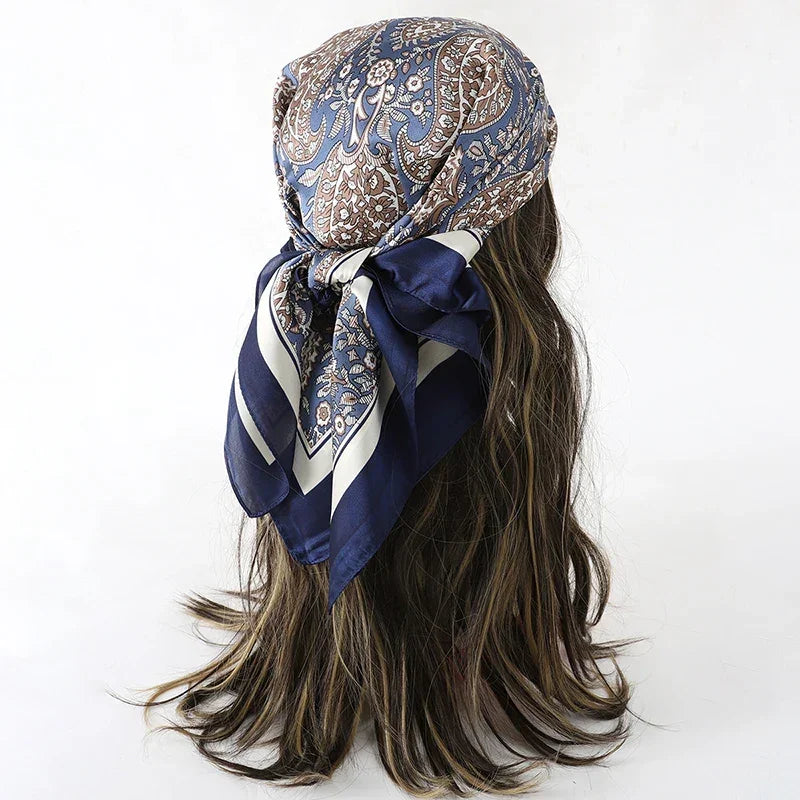 Bohemian Silk Scarf - Piña Colada
