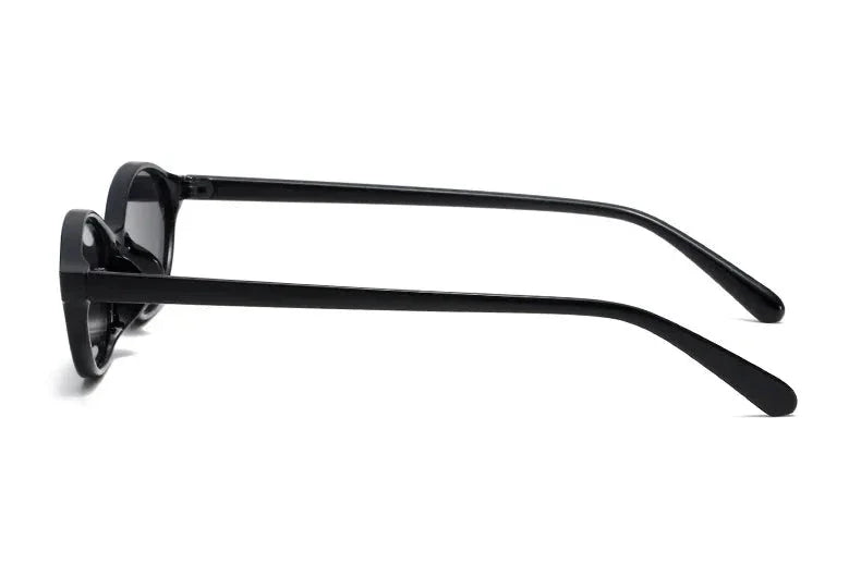 Retro Oval Frame Sunglasses - Piña Colada