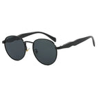 Vintage Round Metal Sunglasses - Piña Colada