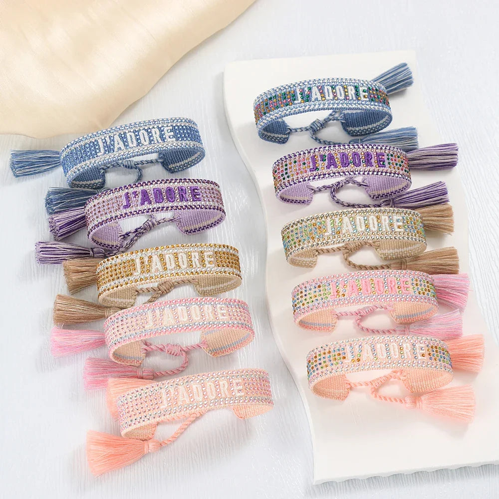 Hand Woven Bracelets - Piña Colada