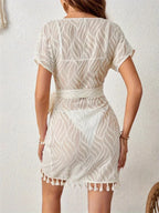 Swim Cover Up Lace - Piña Colada
