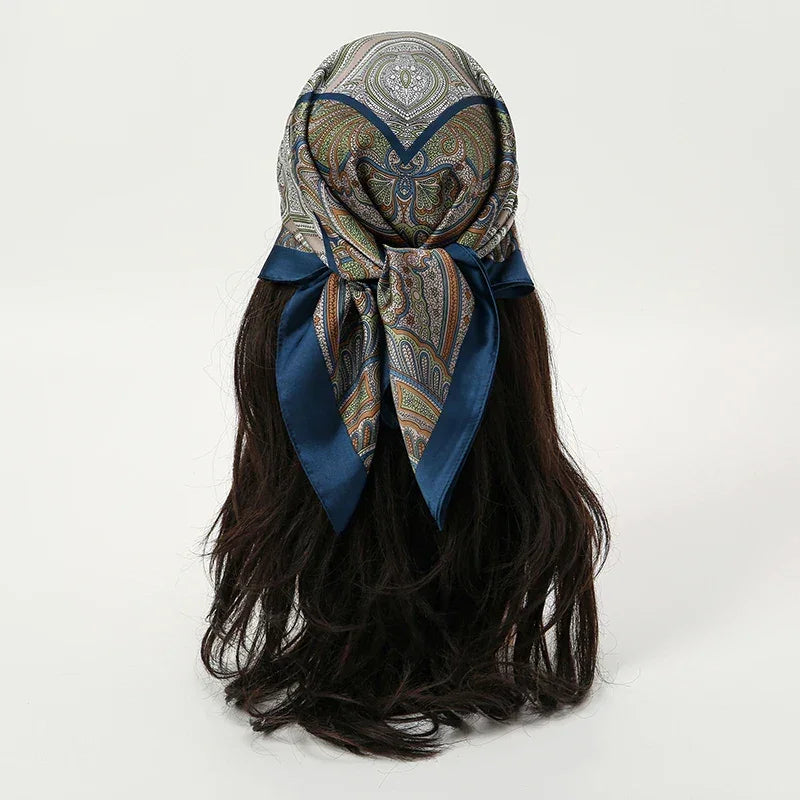Bohemian Silk Scarf - Piña Colada