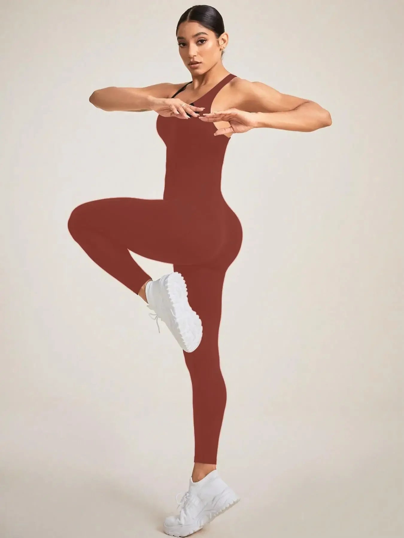 Women's Seamless Shapewear Bodysuit With Tummy Control Full - Piña Colada
