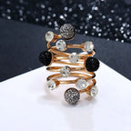 Crystal Stone Rings - Piña Colada