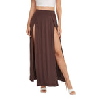 Elastic High Waist Skirts - Piña Colada