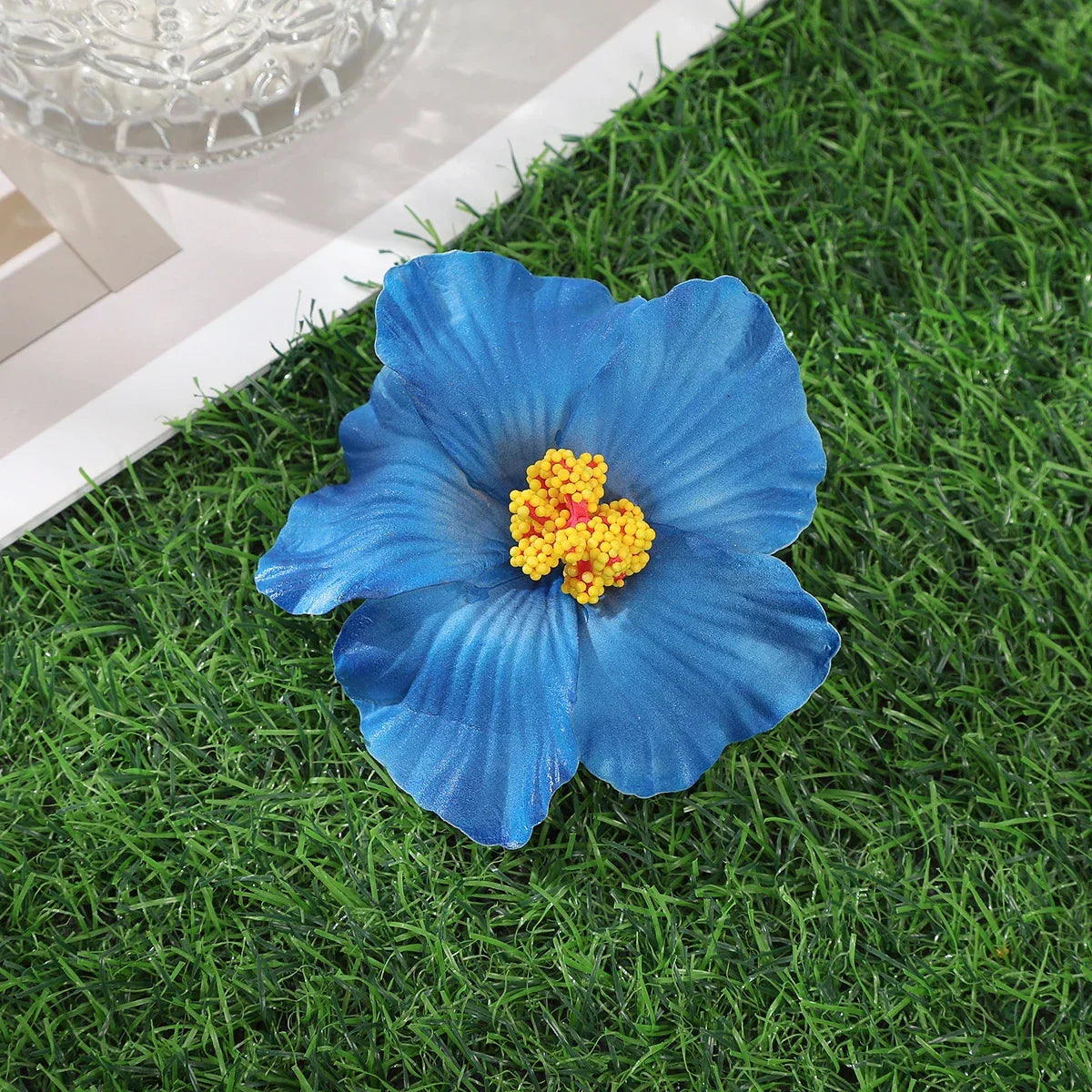 Orchid Flowers Hair Clips - Piña Colada