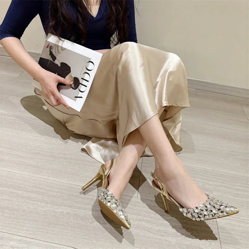 Pointed Toe Women Pumps - Piña Colada