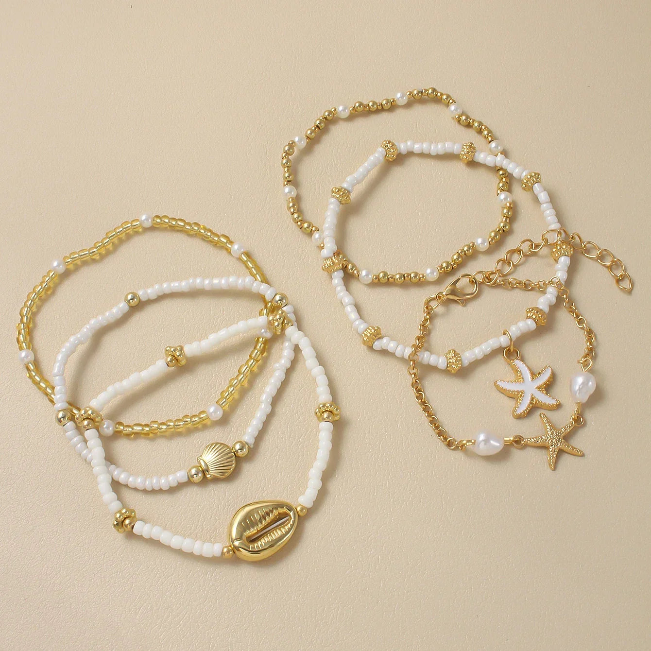 Vintage Set Starfish - Piña Colada
