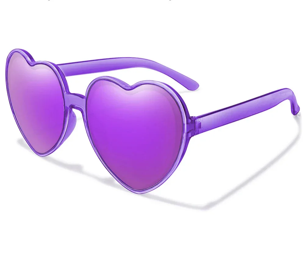 Heart Shape Sunglasses - Piña Colada