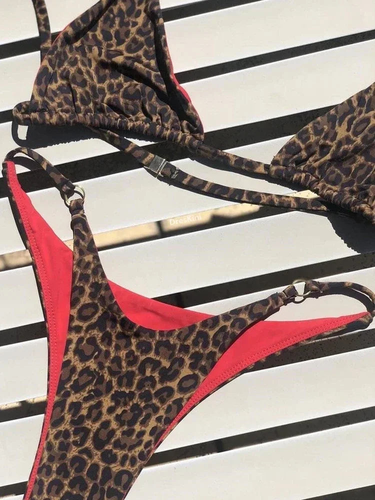 Micro Bikini Leopard - Piña Colada