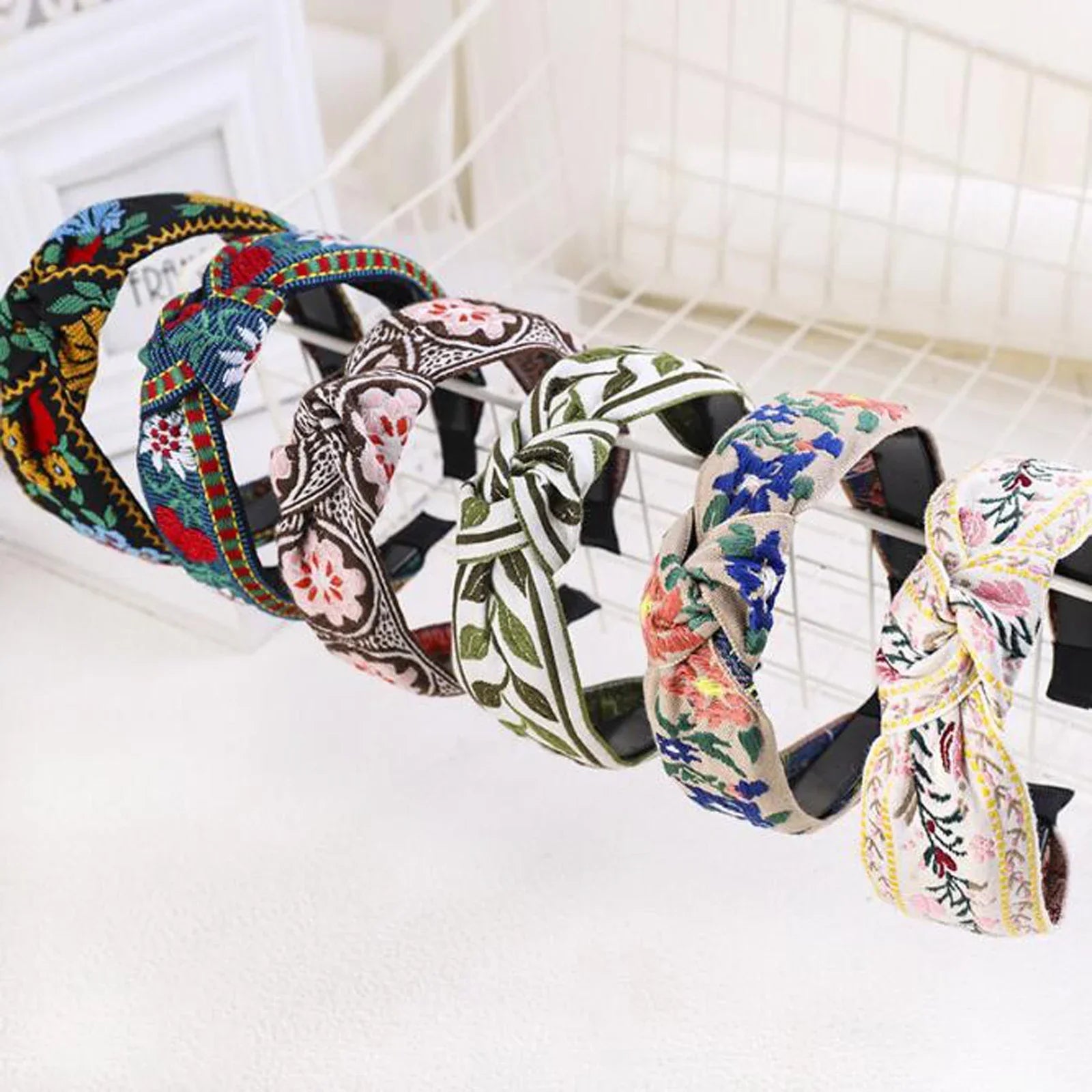 Headband Bohemia Flower - Piña Colada