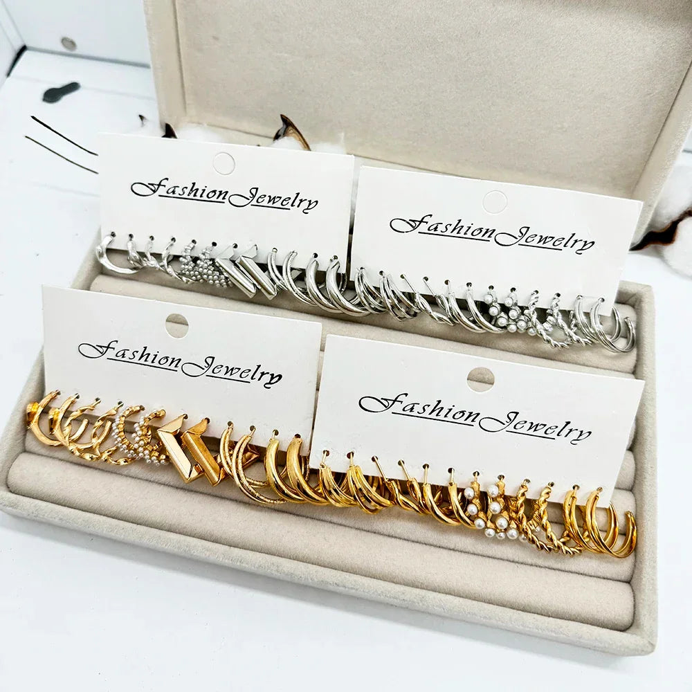 48PCS Earrings Set - Piña Colada