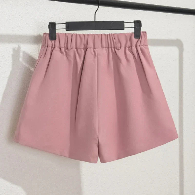 Solid Casual Short Women Basic - Piña Colada