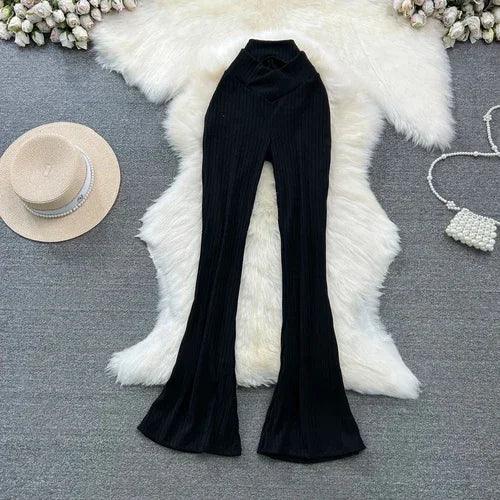 High Waist Pants - Piña Colada