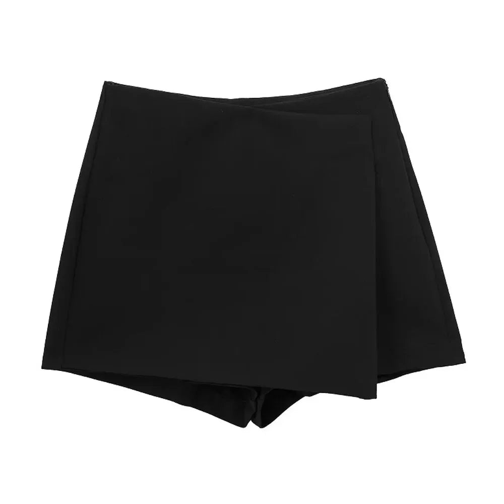 High Waist Tiered Skort – Chic Casual Elegance - Piña Colada
