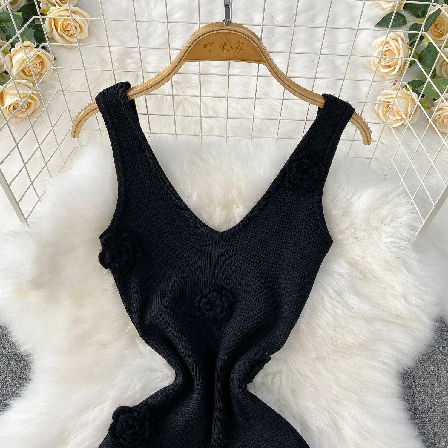 Chic Off Bodycon Dress Wrap Knitted - Piña Colada