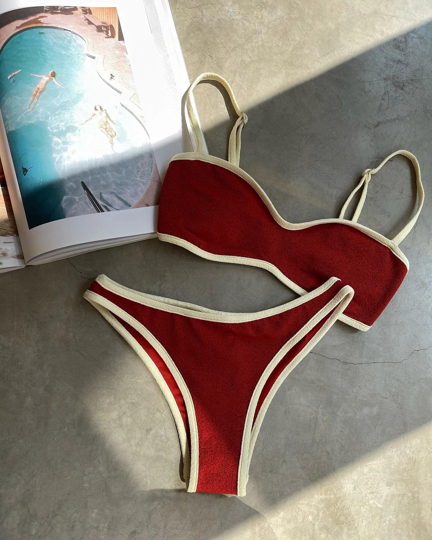 Bikini Set Patchwork - Piña Colada
