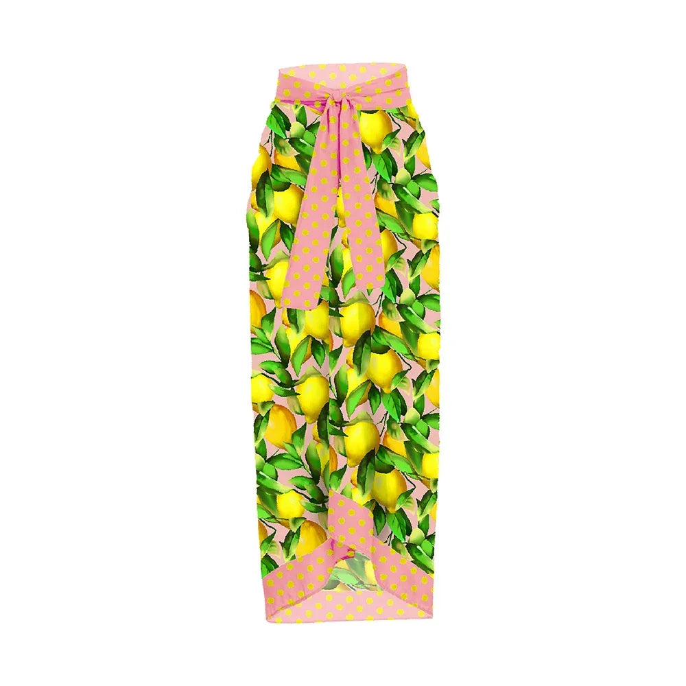 Print Cover Up Monokini - Piña Colada