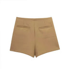 High Waist Tiered Skort – Chic Casual Elegance - Piña Colada