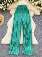 Summer Casual Pants Women High Waist - Piña Colada