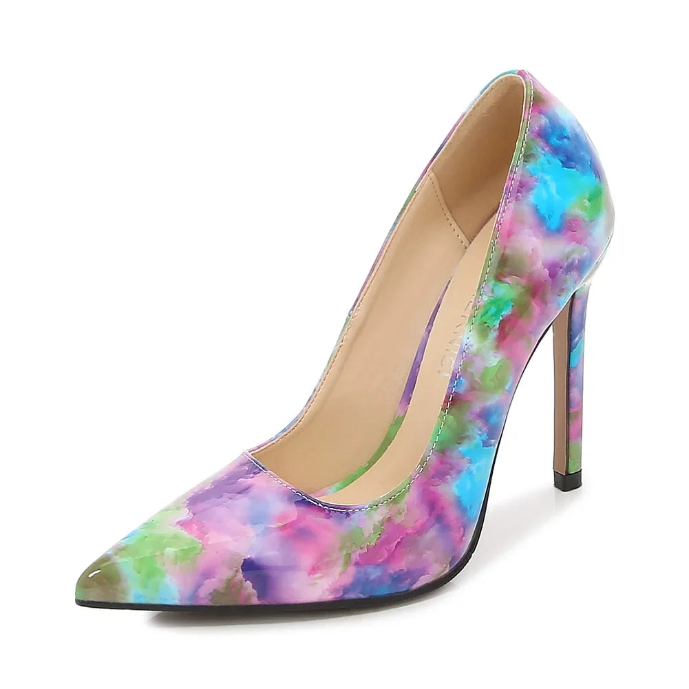 Pointed Toe Mix-Color - Piña Colada
