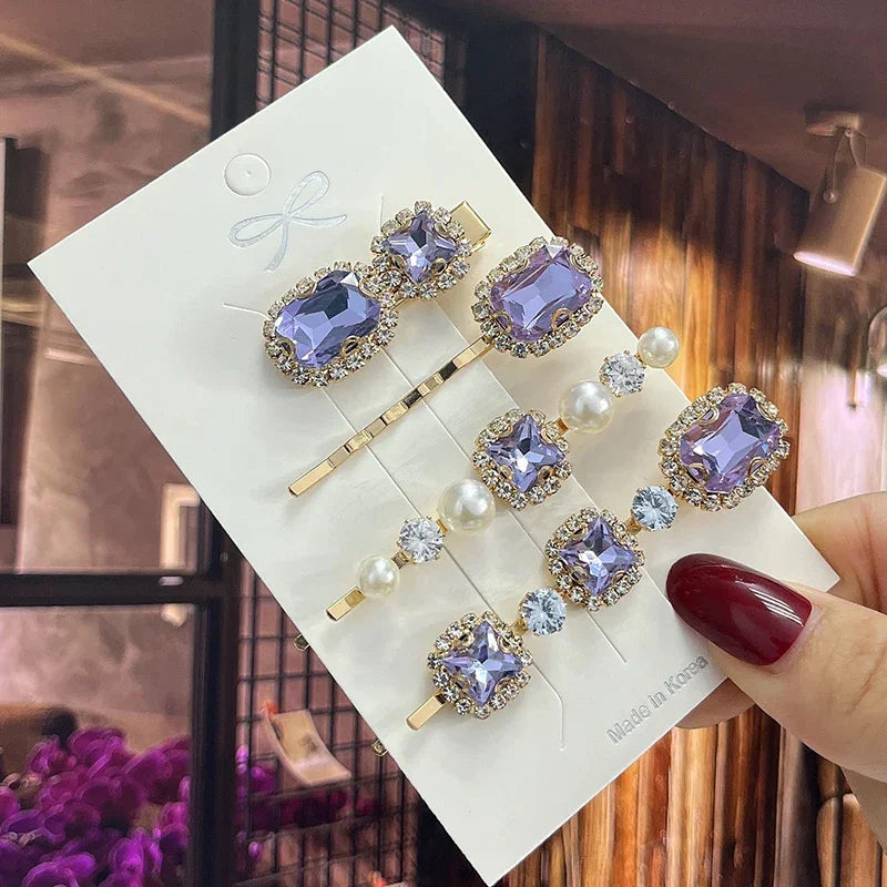 Set Women Hair Clips Headwear - Piña Colada