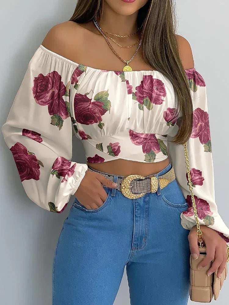 Off Shoulder Blouse - Piña Colada