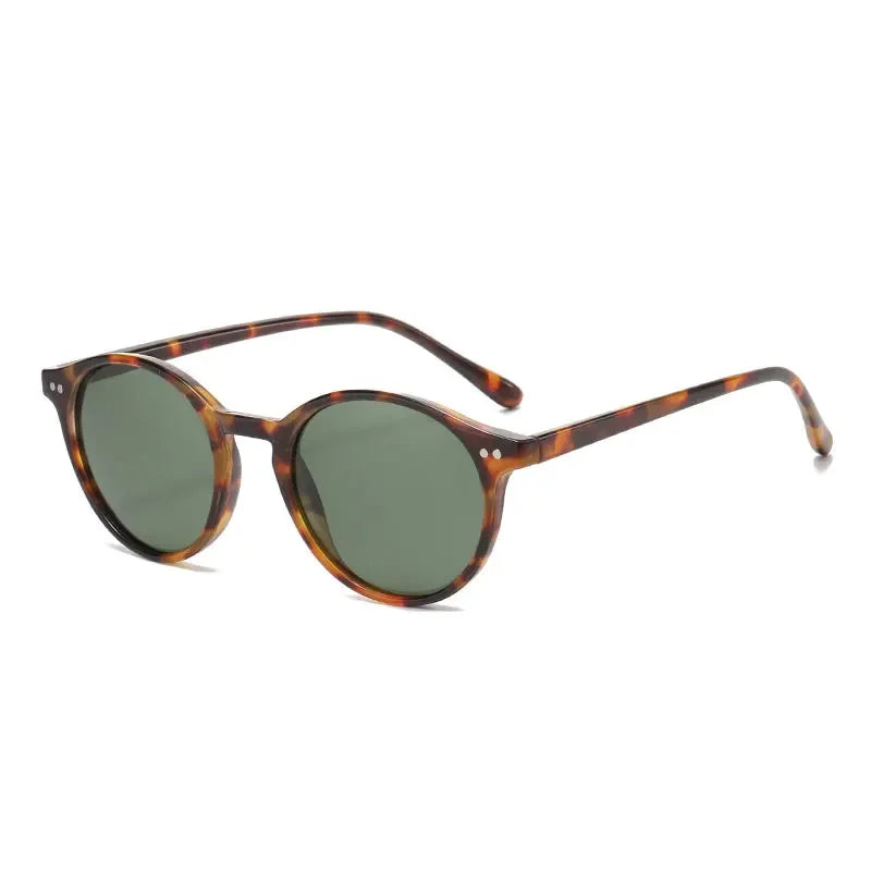 Retro Round Polarized Sunglasses - Piña Colada