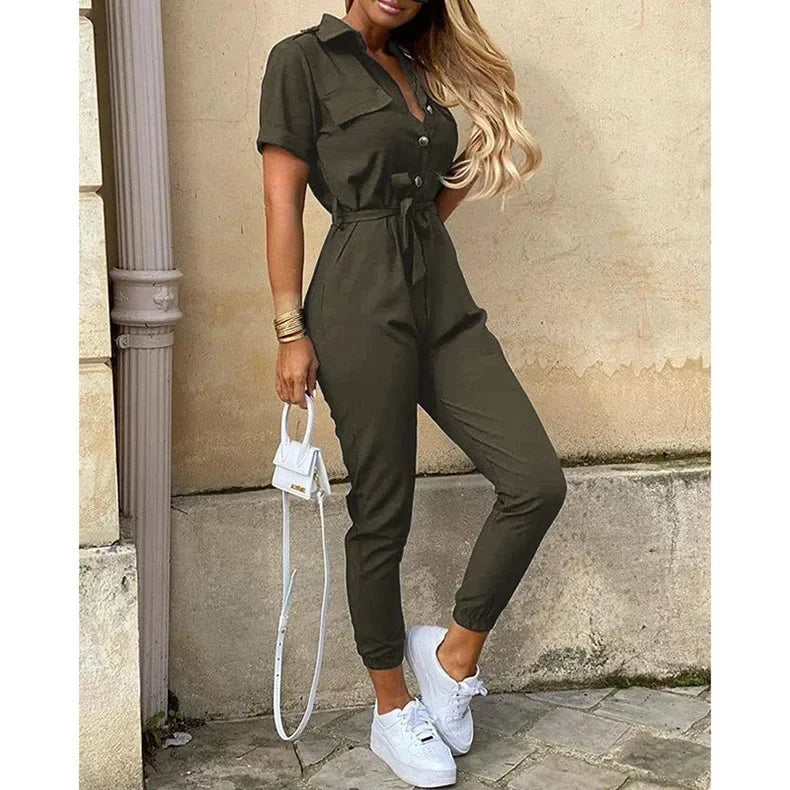 Monochrome Jumpsuit - Piña Colada