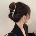 Metal Geometric Hair Claws - Piña Colada