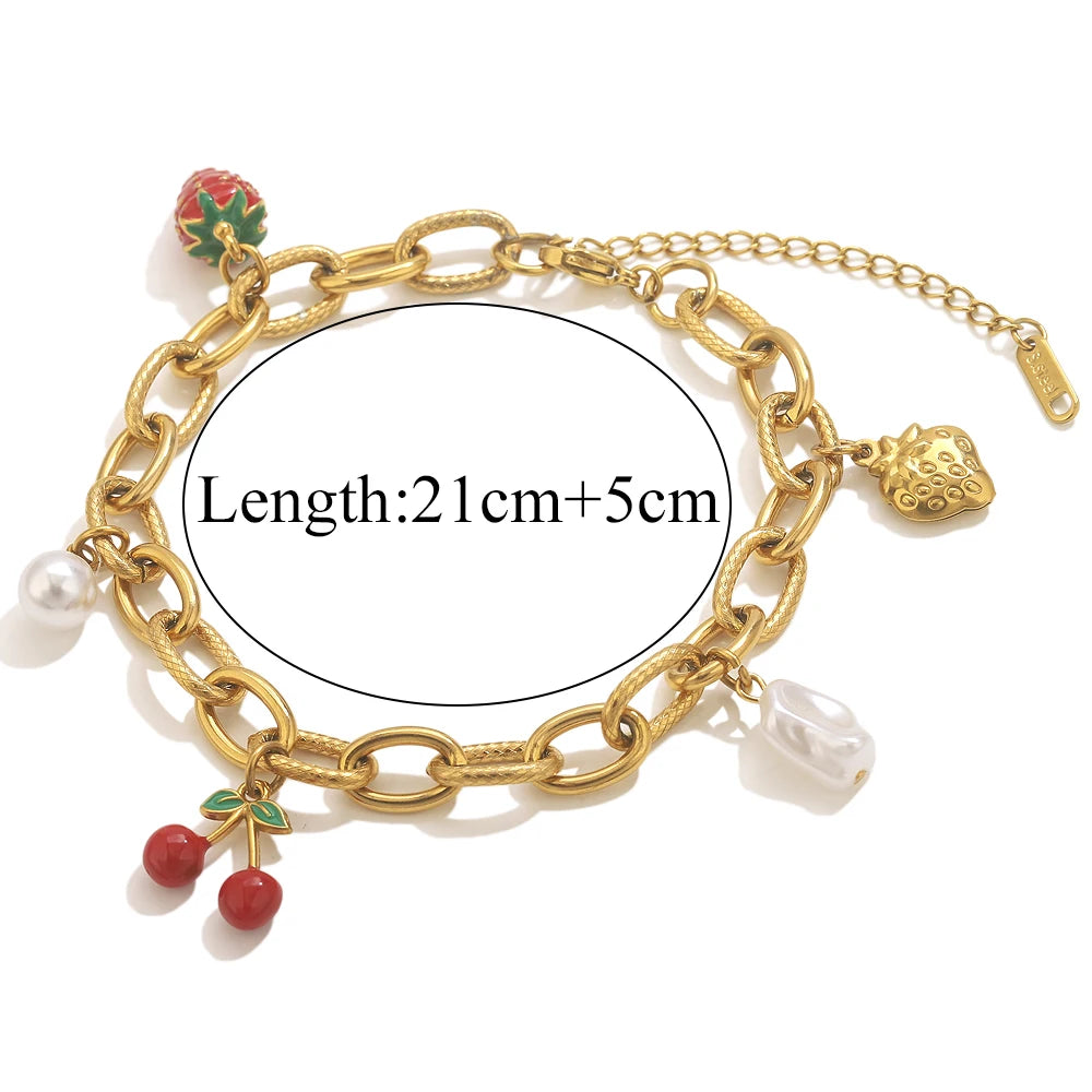 Seashell Bracelet Gold-Plated