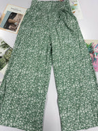 Floral high-waisted pants - Piña Colada