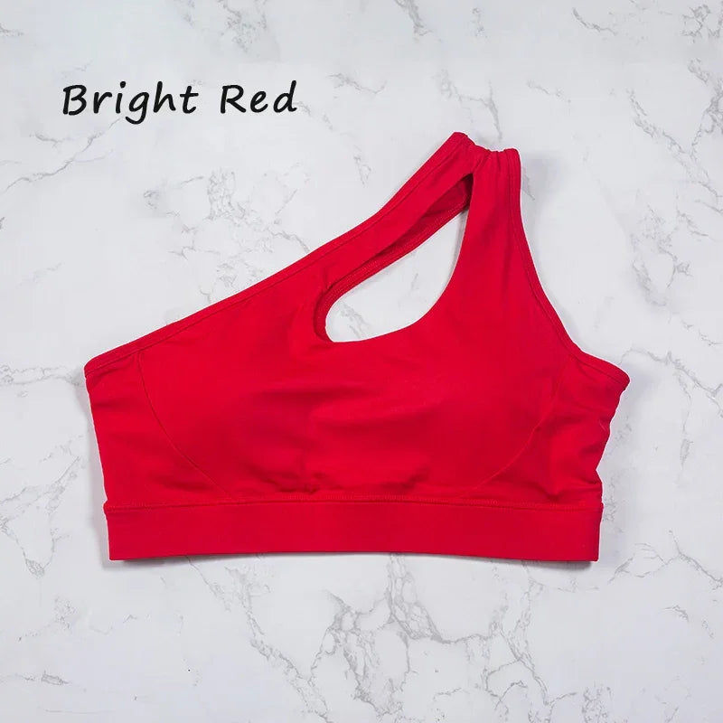 One Shoulder Sports Bras