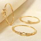 Stainless Steel Golden Bracelet - Piña Colada